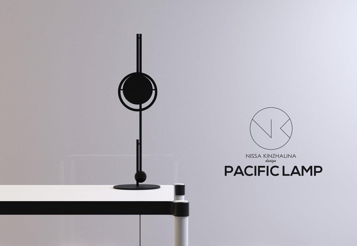 PACIFIC，Desk lamp，Appearance design，exquisite，modern，