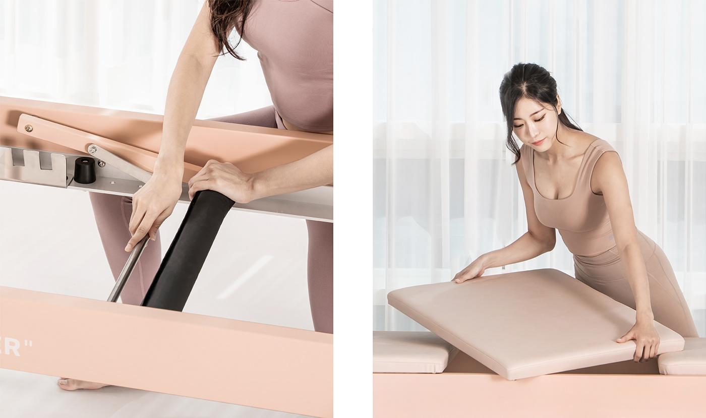 Pilates Equipment，product design，Appearance design，modern，alloy，physical exercise，