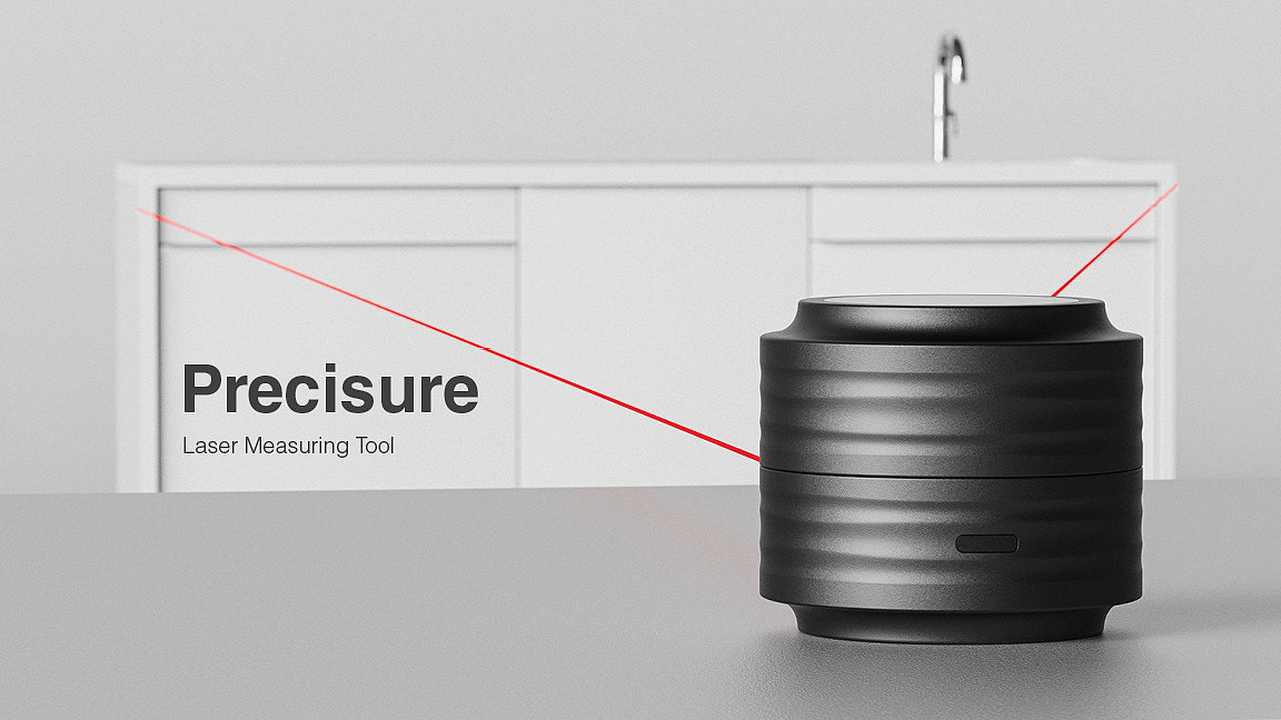 product design，Appearance design，Measuring ruler，laser，precise，industrial design，