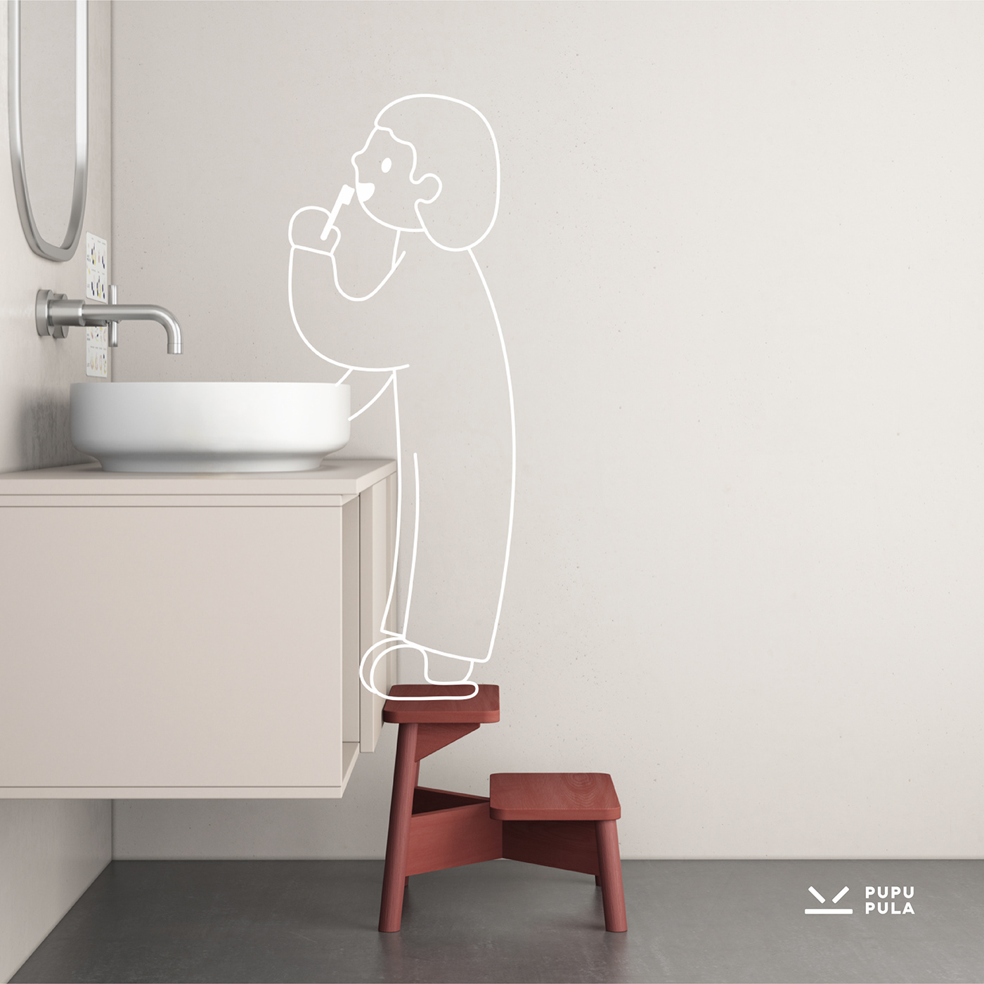 wooden ，Appearance design，exquisite，children，MSDS Studio，Staircase，