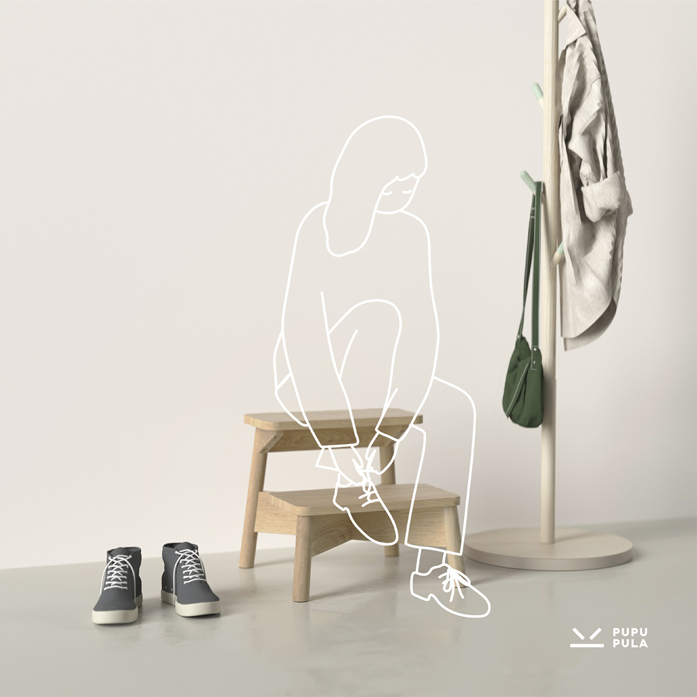 wooden ，Appearance design，exquisite，children，MSDS Studio，Staircase，