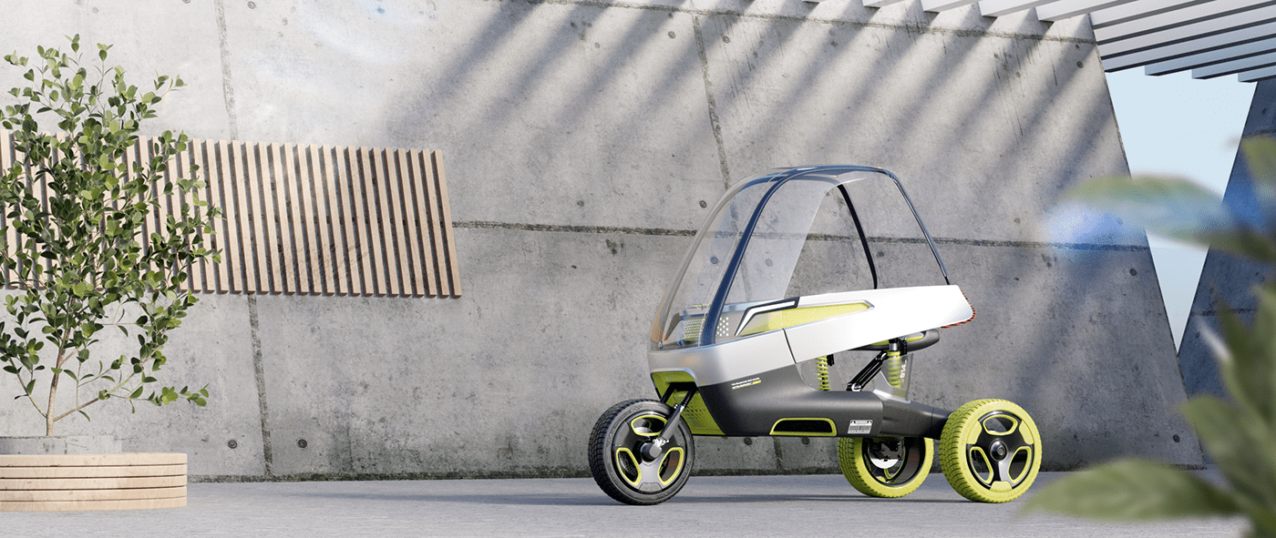 Tuktuk BRP，Round，modern，Electric，