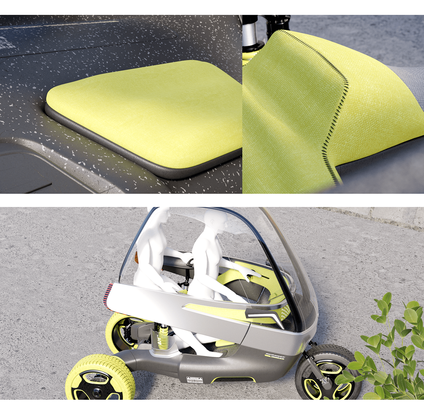 Tuktuk BRP，Round，modern，Electric，