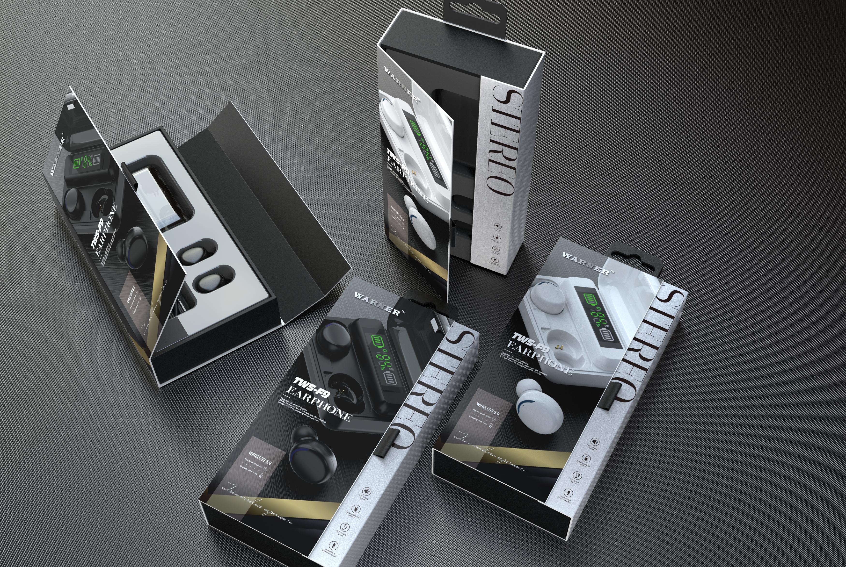 Wireless Bluetooth，Bluetooth headset，3C digital，packing design，Brand design，Digital packaging，Mobile Accessories，Accessories packaging，