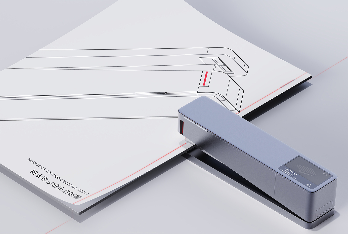 laser，stapler，laser，stapler，Straight Binding，conceptual design，Straight Binding，conceptual design，