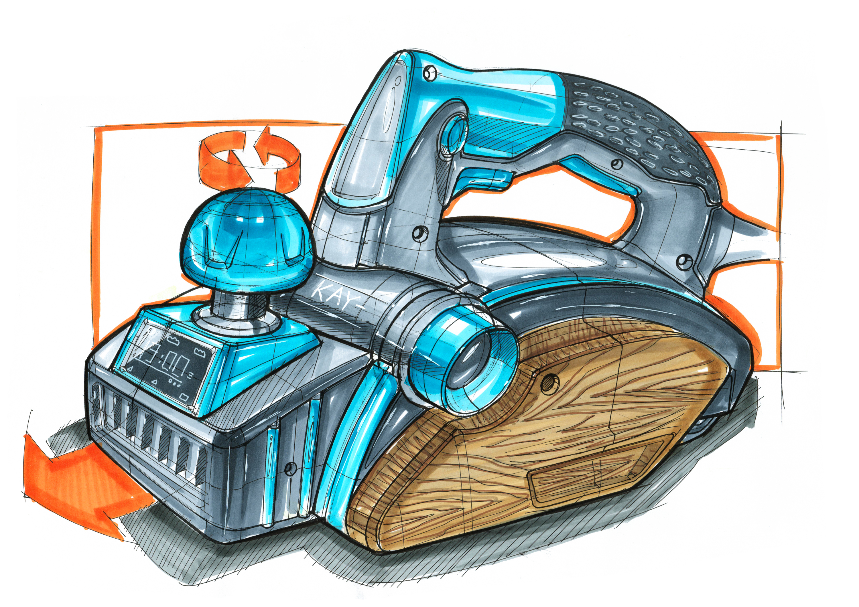 Hand drawn expression，industrial design，product design，