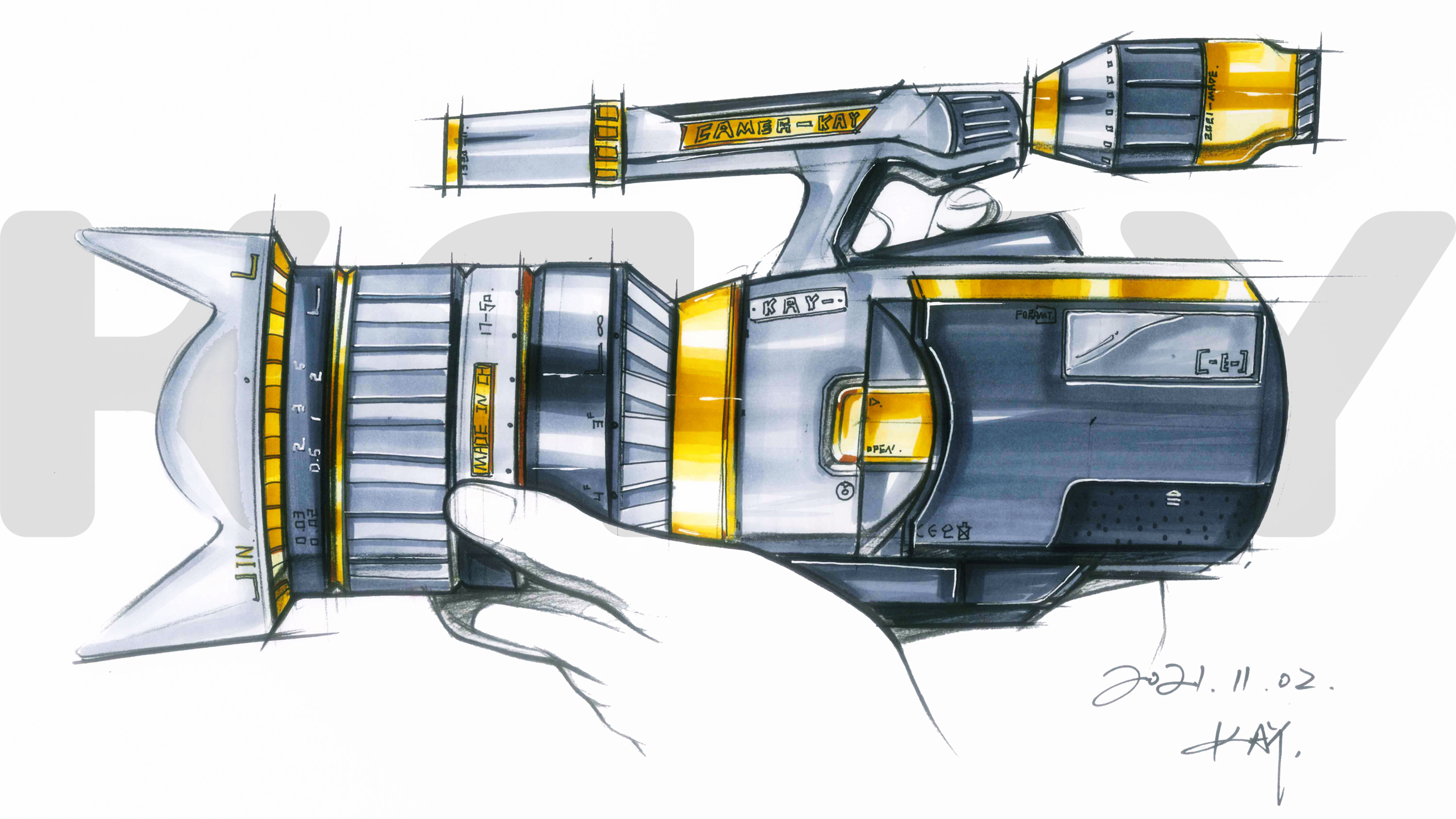 Hand drawn expression，industrial design，product design，