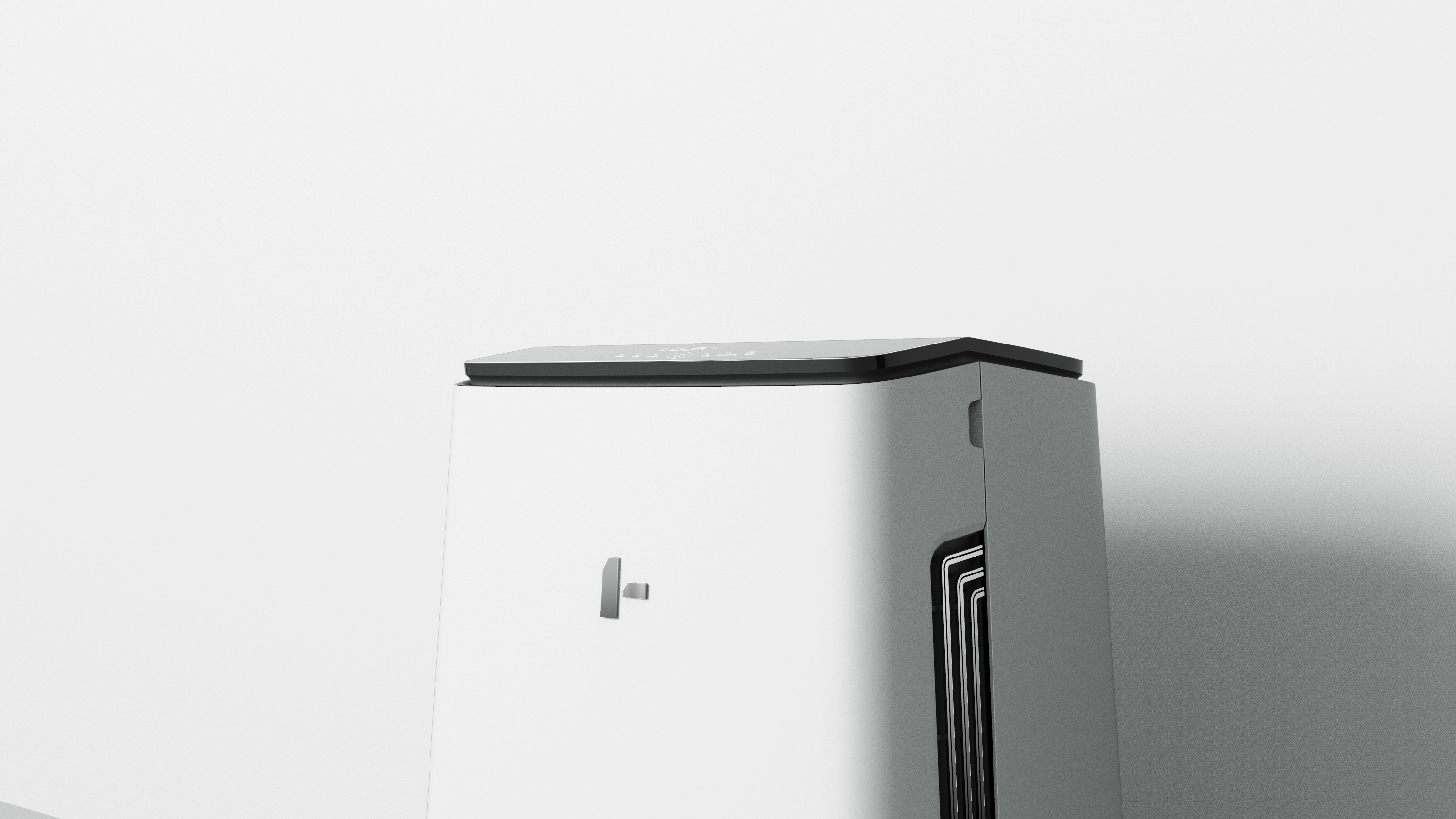 air cleaner，Fresh air，Appearance design，Huizhou elements，