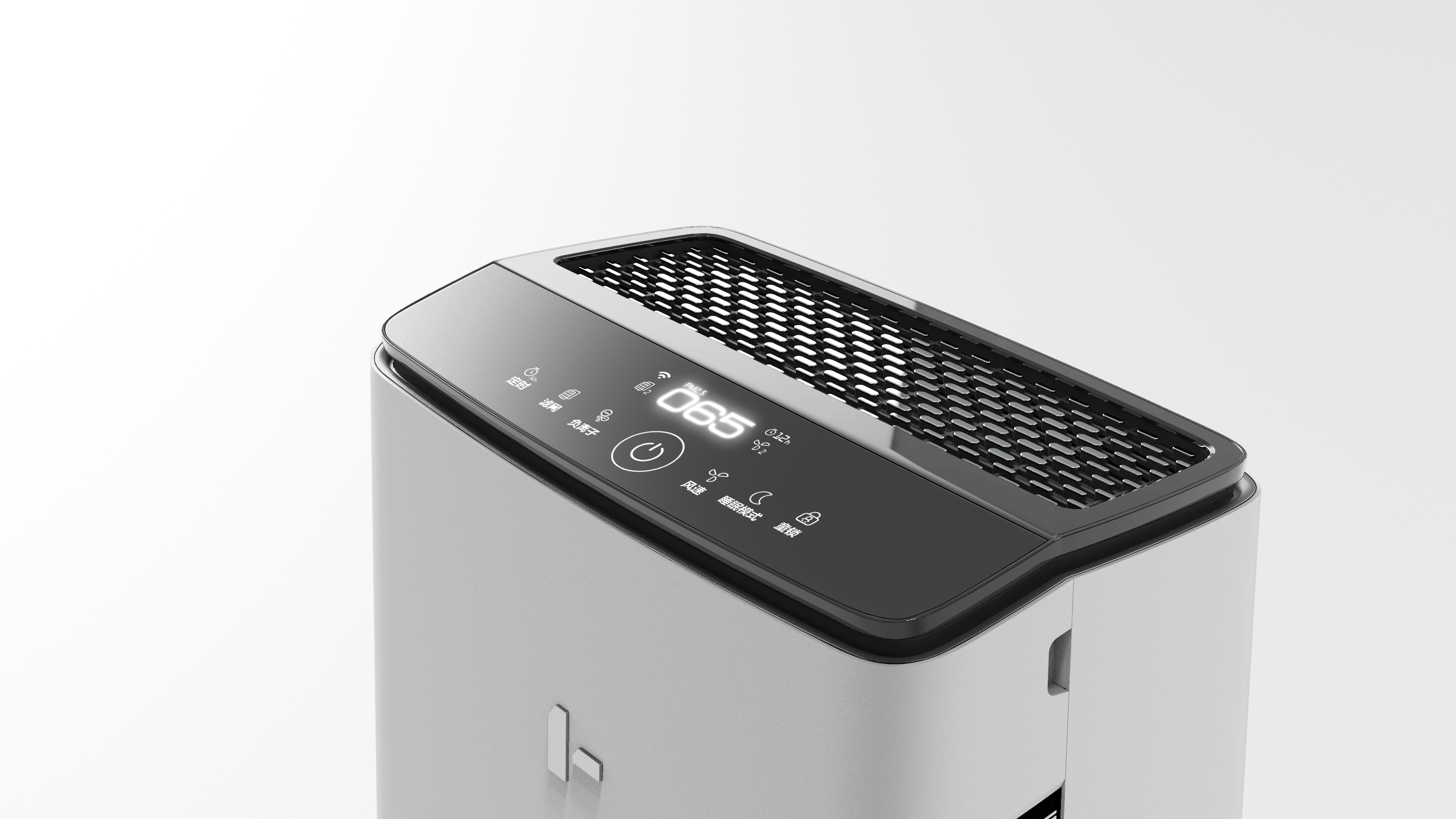 air cleaner，Fresh air，Appearance design，Huizhou elements，