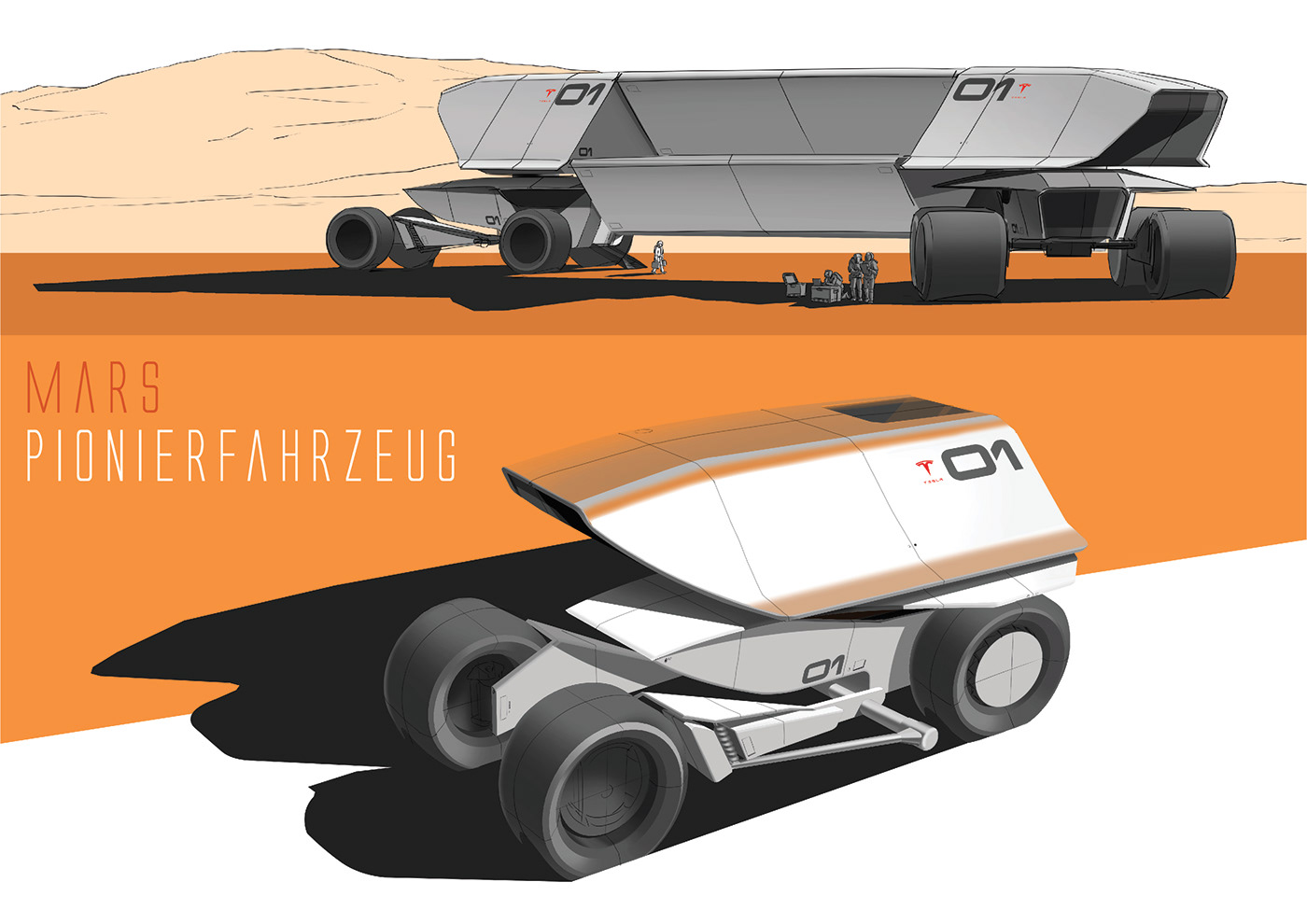 Concept Car，Mars，mobility，