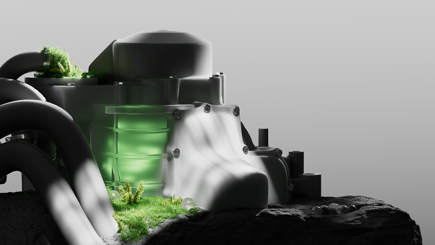 biotechnology，3D art，Visual exploration，