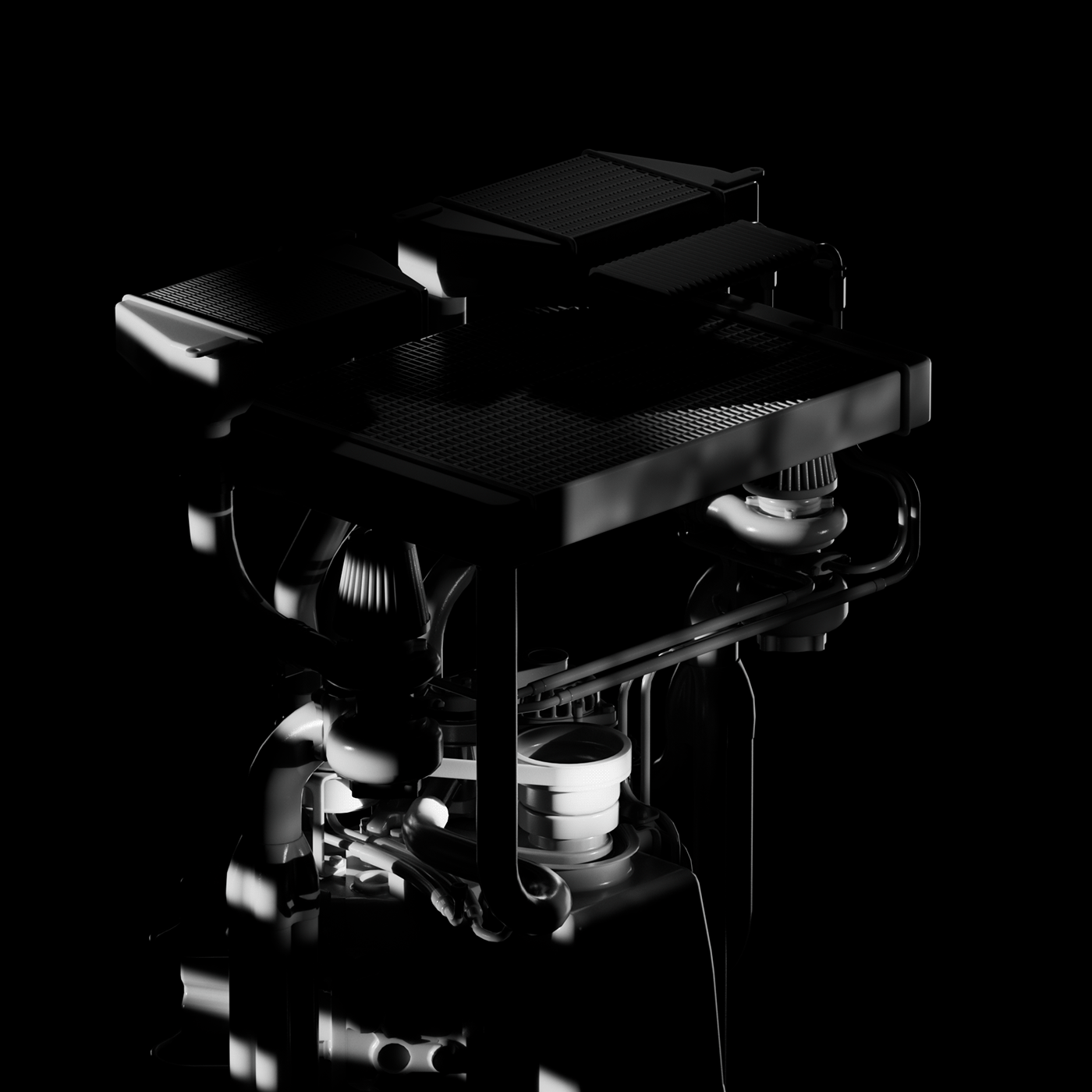 biotechnology，3D art，Visual exploration，