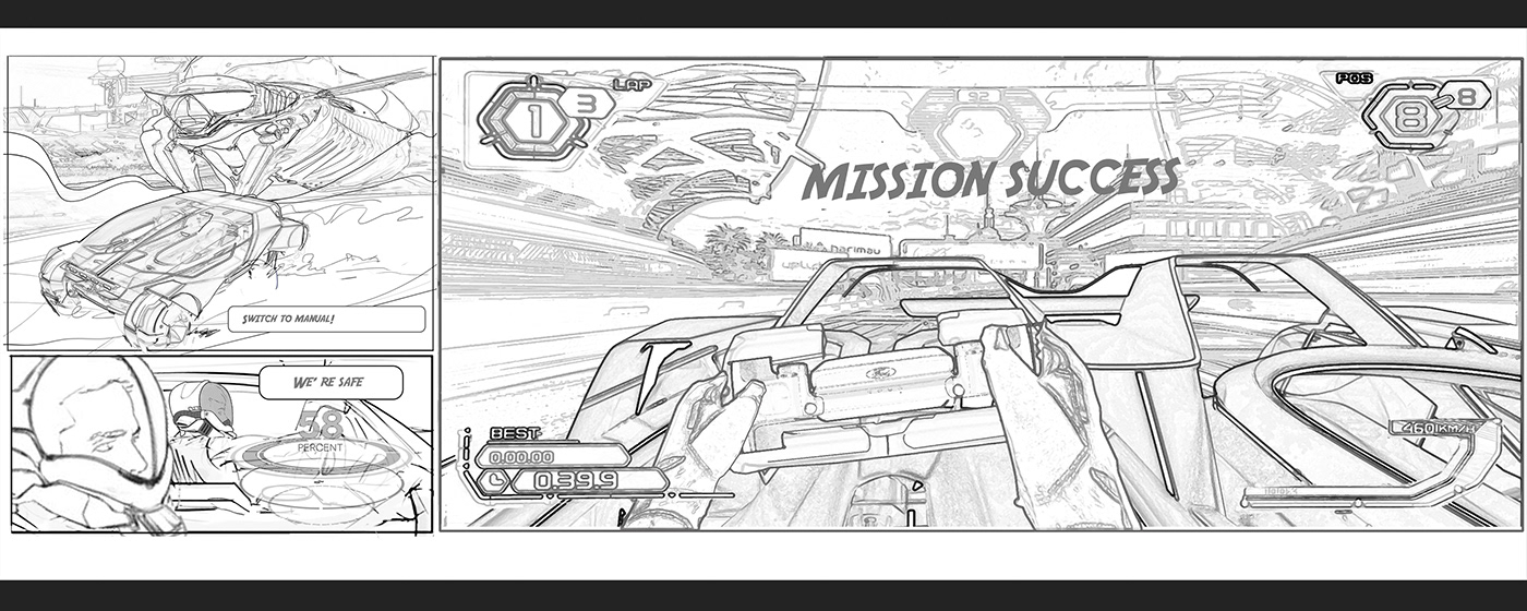 Concept Car，Ford，Sense of future，Automobile design，