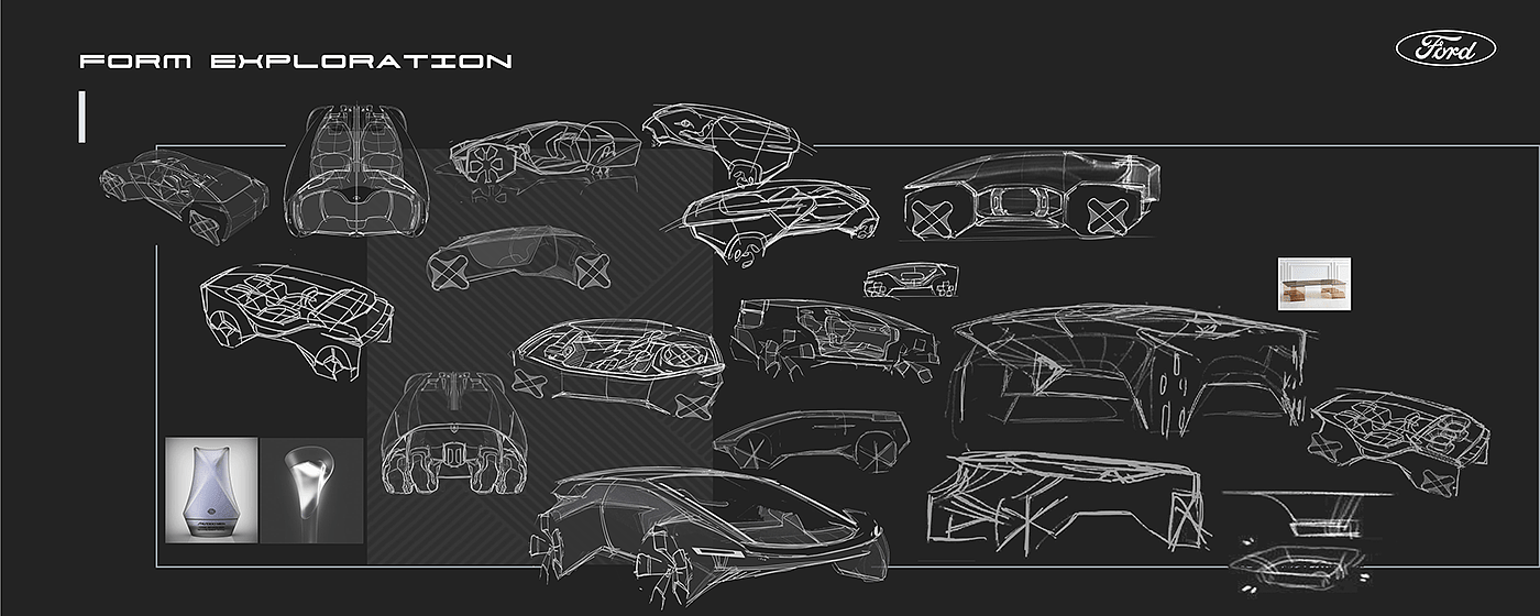 概念车，福特，未来感，汽车设计，