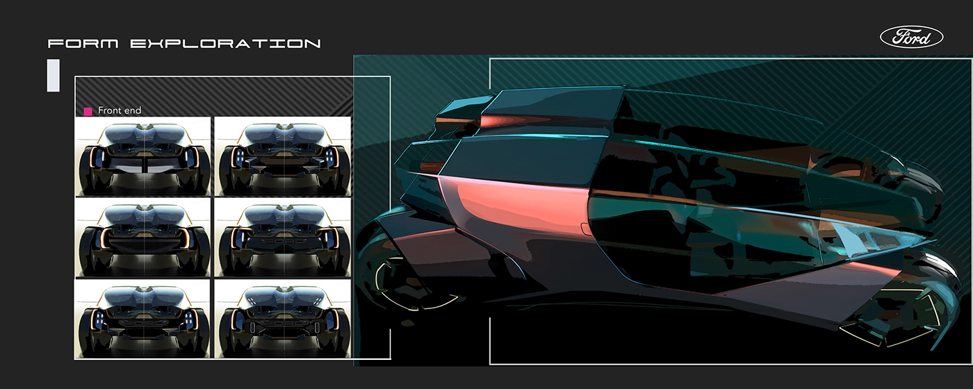 Concept Car，Ford，Sense of future，Automobile design，