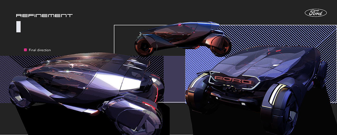 Concept Car，Ford，Sense of future，Automobile design，