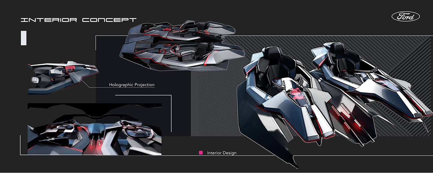 Concept Car，Ford，Sense of future，Automobile design，