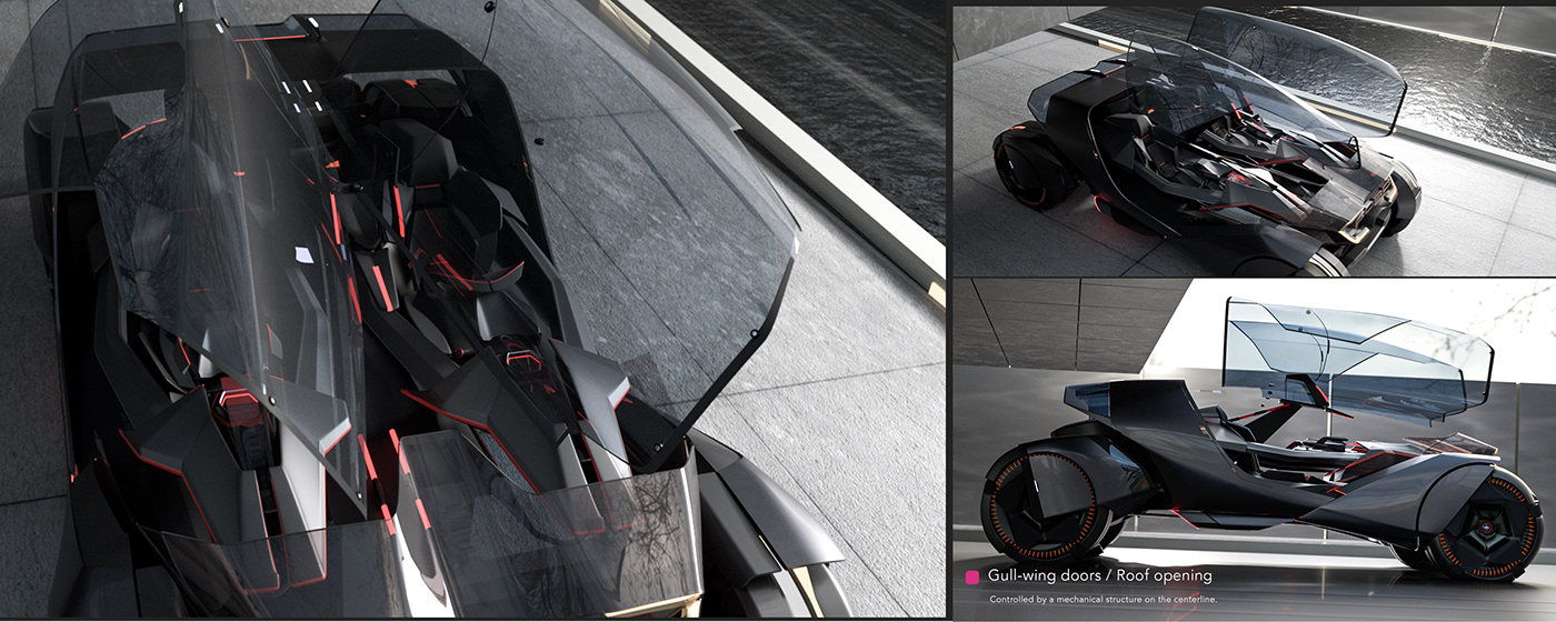 Concept Car，Ford，Sense of future，Automobile design，