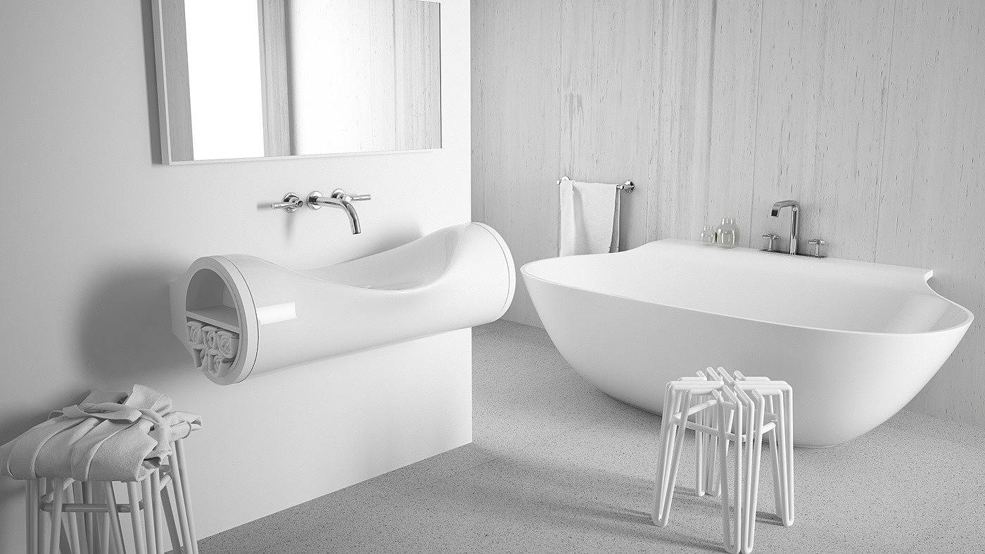 furniture，Home Furnishing，Shower Room，Wash basin，multi-function，