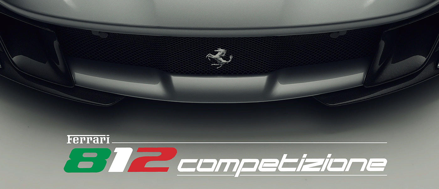Ferrari，automobile，cgi，industrial design，visualization，