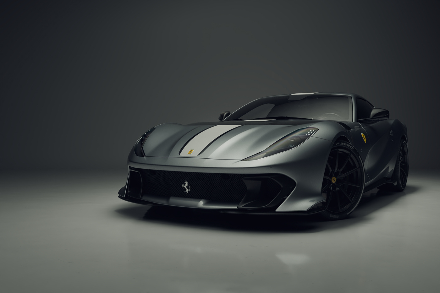 Ferrari，automobile，cgi，industrial design，visualization，