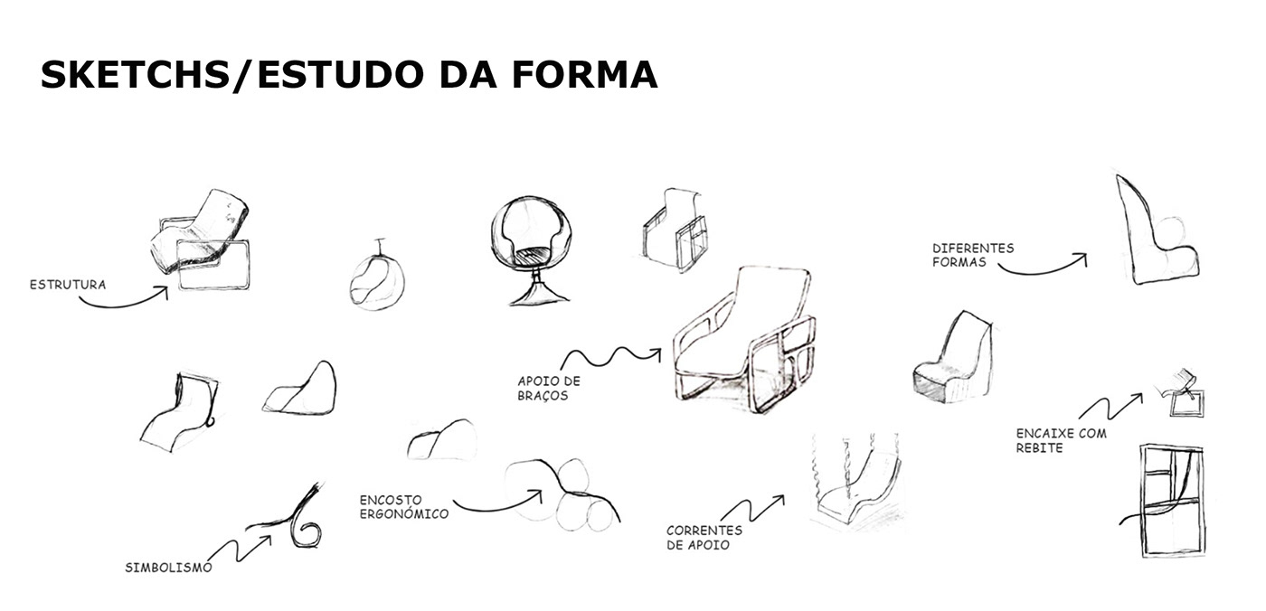 chair，furniture，Organic，product design，sketch，