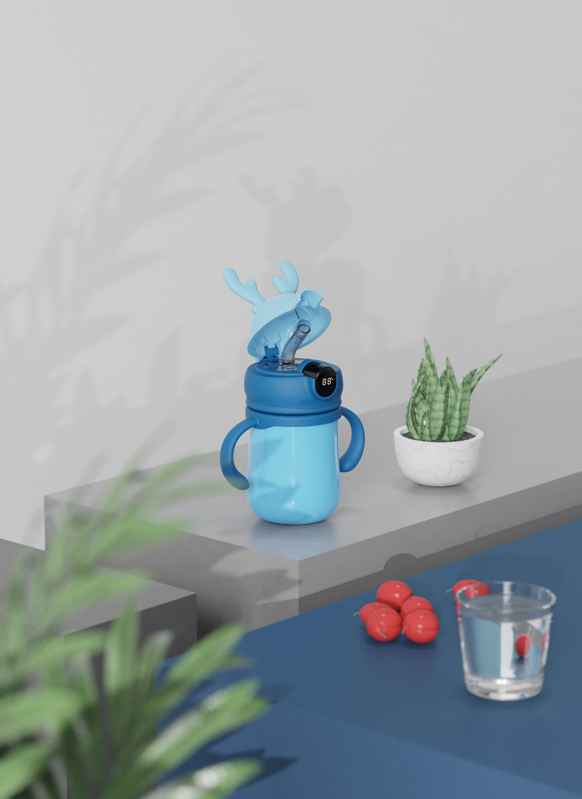 Thermos cup design，keyshot，rhino，ugnx，