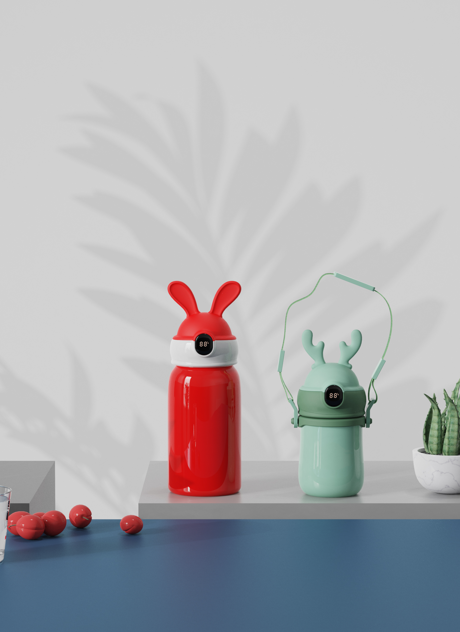 Thermos cup design，keyshot，rhino，ugnx，