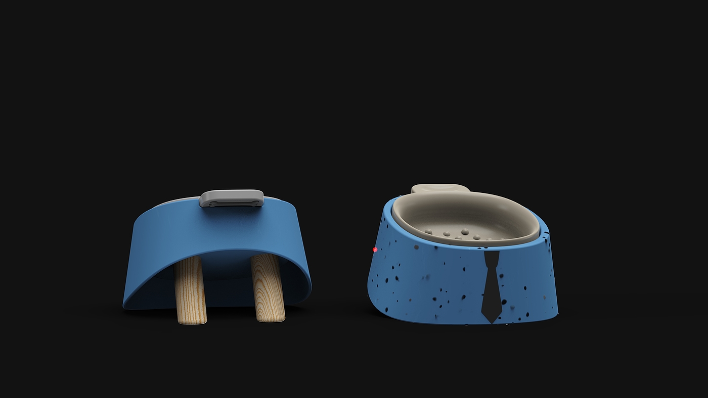 Pet bowl，product design，keyshot，rhino，