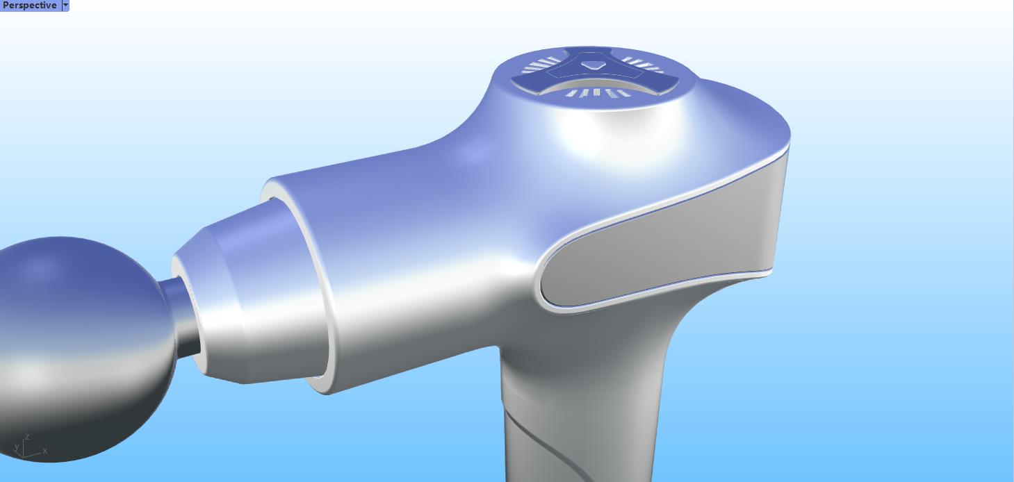 Fascia gun，Rhinoceros tutorial，Tutorial sharing，industrial design，c4d，modeling，Design，