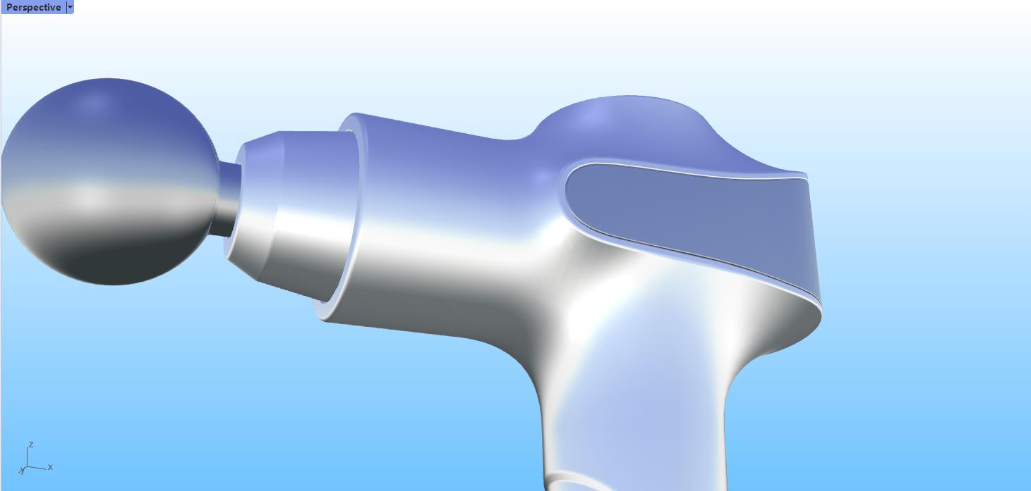 Fascia gun，Rhinoceros tutorial，Tutorial sharing，industrial design，c4d，modeling，Design，