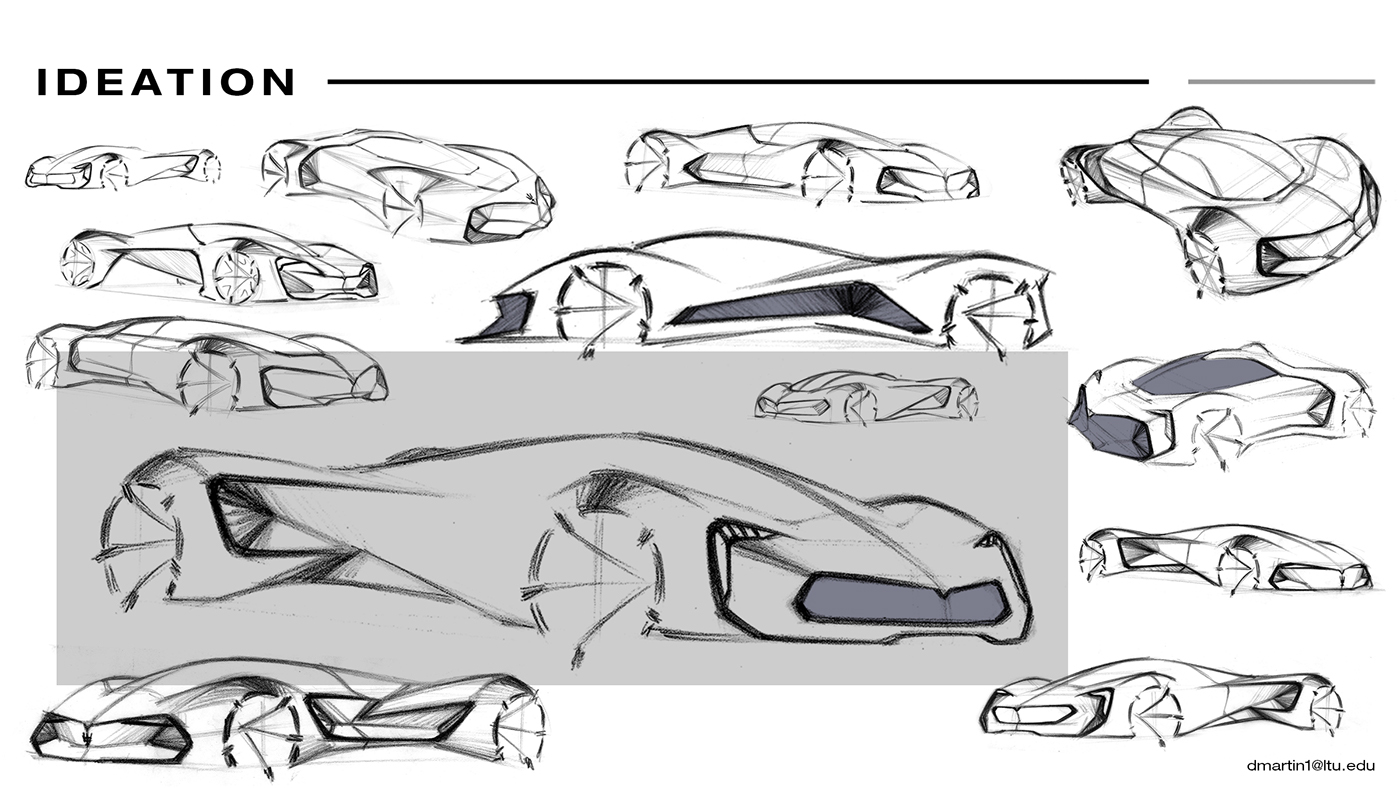 Typesetting，Automobile design，sketch，