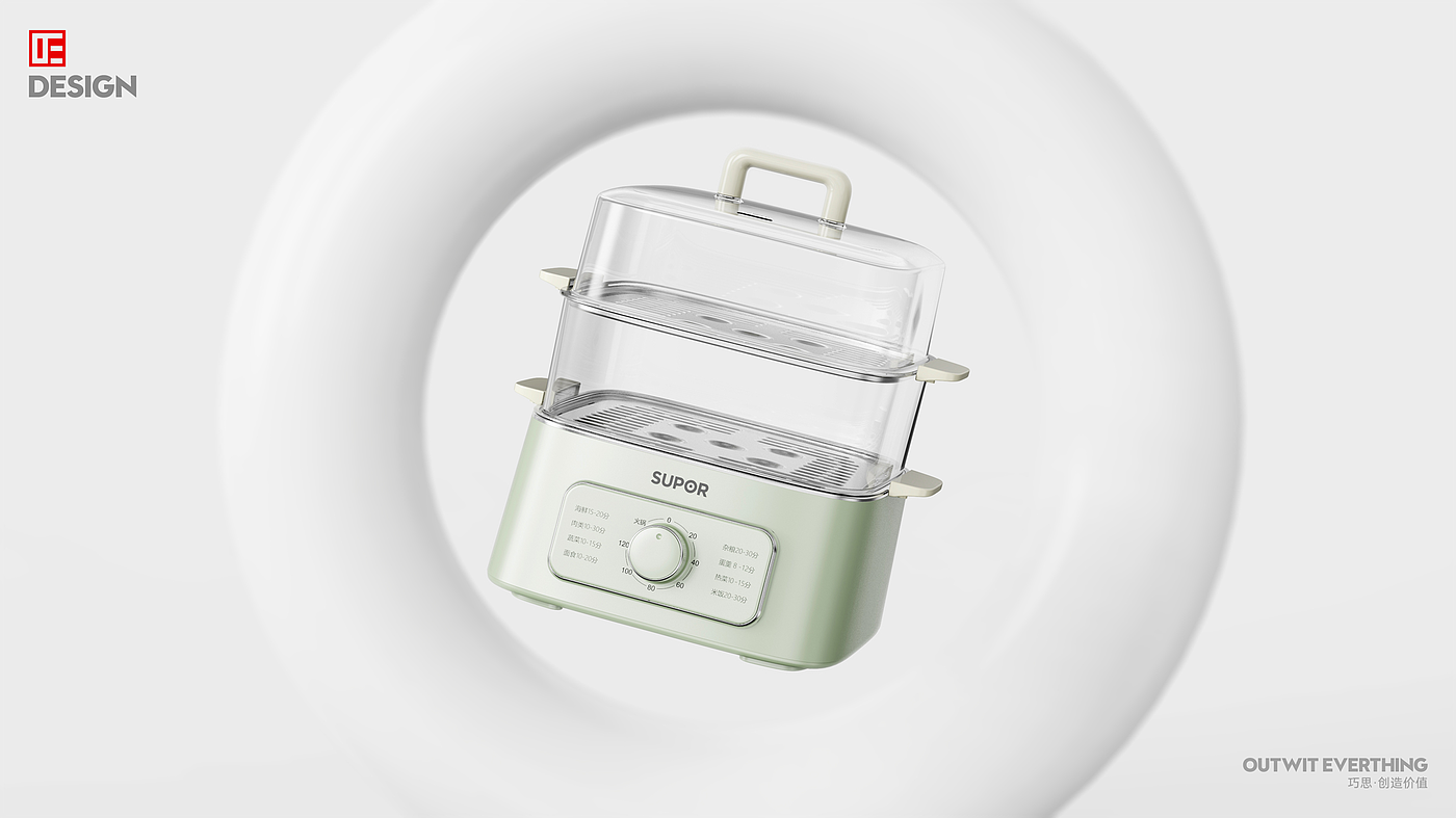 Household appliances，Electric steamer，Electric cooker，Macro wing design，SUPOR，