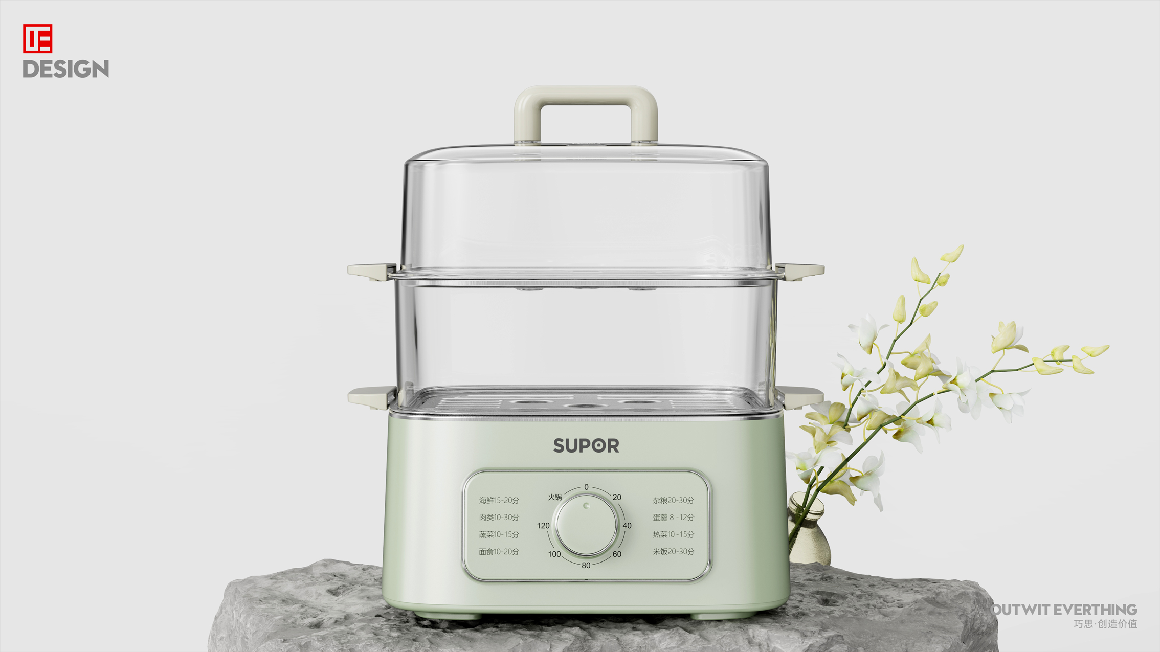Household appliances，Electric steamer，Electric cooker，Macro wing design，SUPOR，