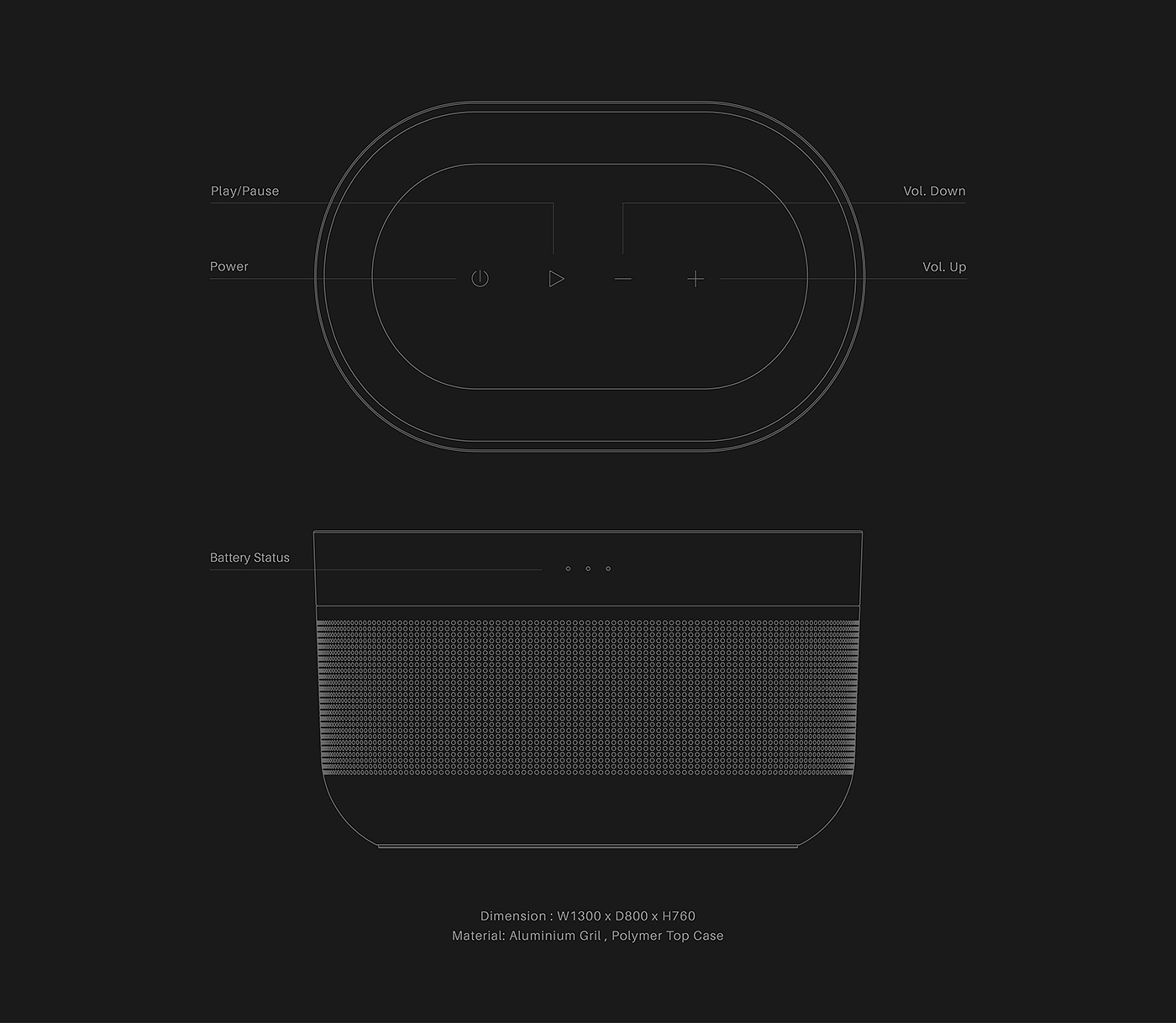 Essential，扬声器，简约，