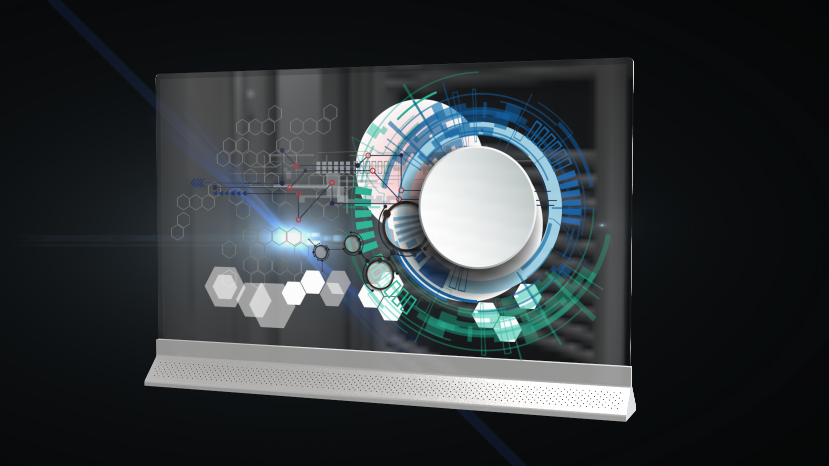 OLED，Transparent screen，Transparent glass screen，