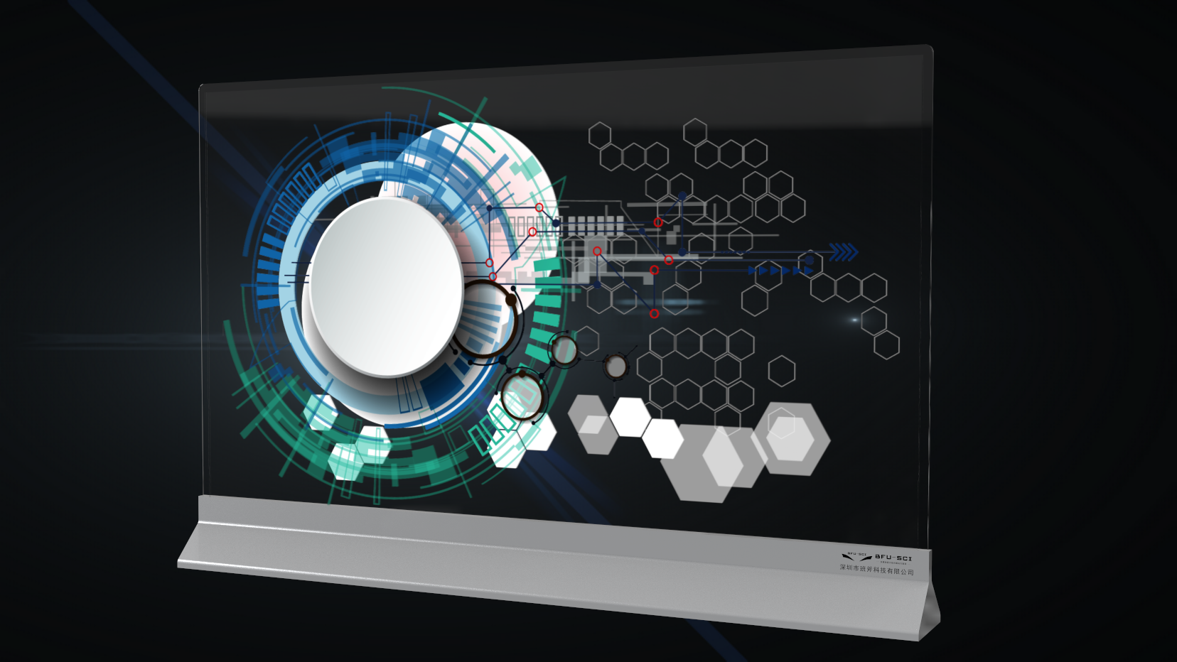 OLED，Transparent screen，Transparent glass screen，