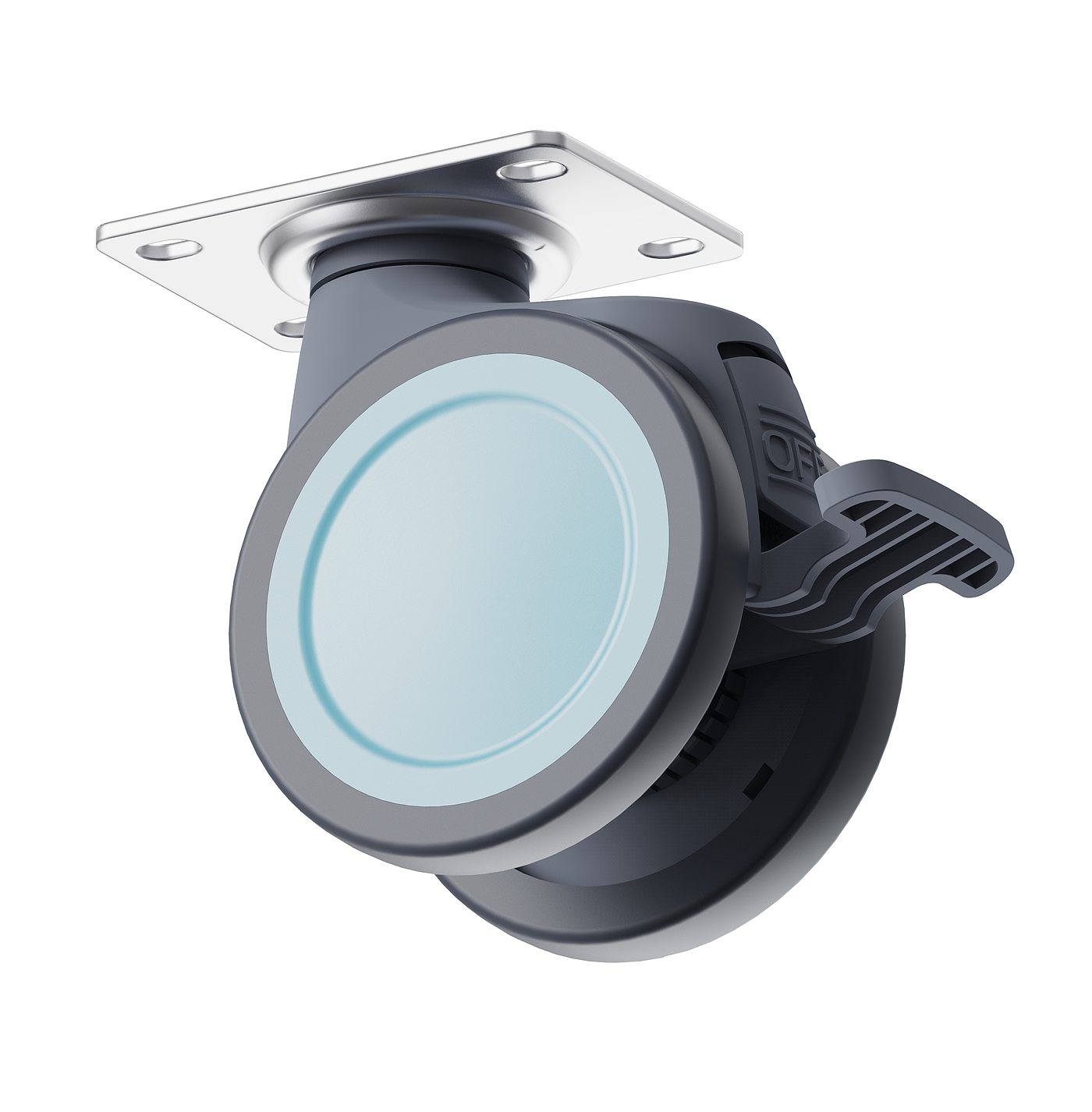 Castor，Medical casters，Double wheel，