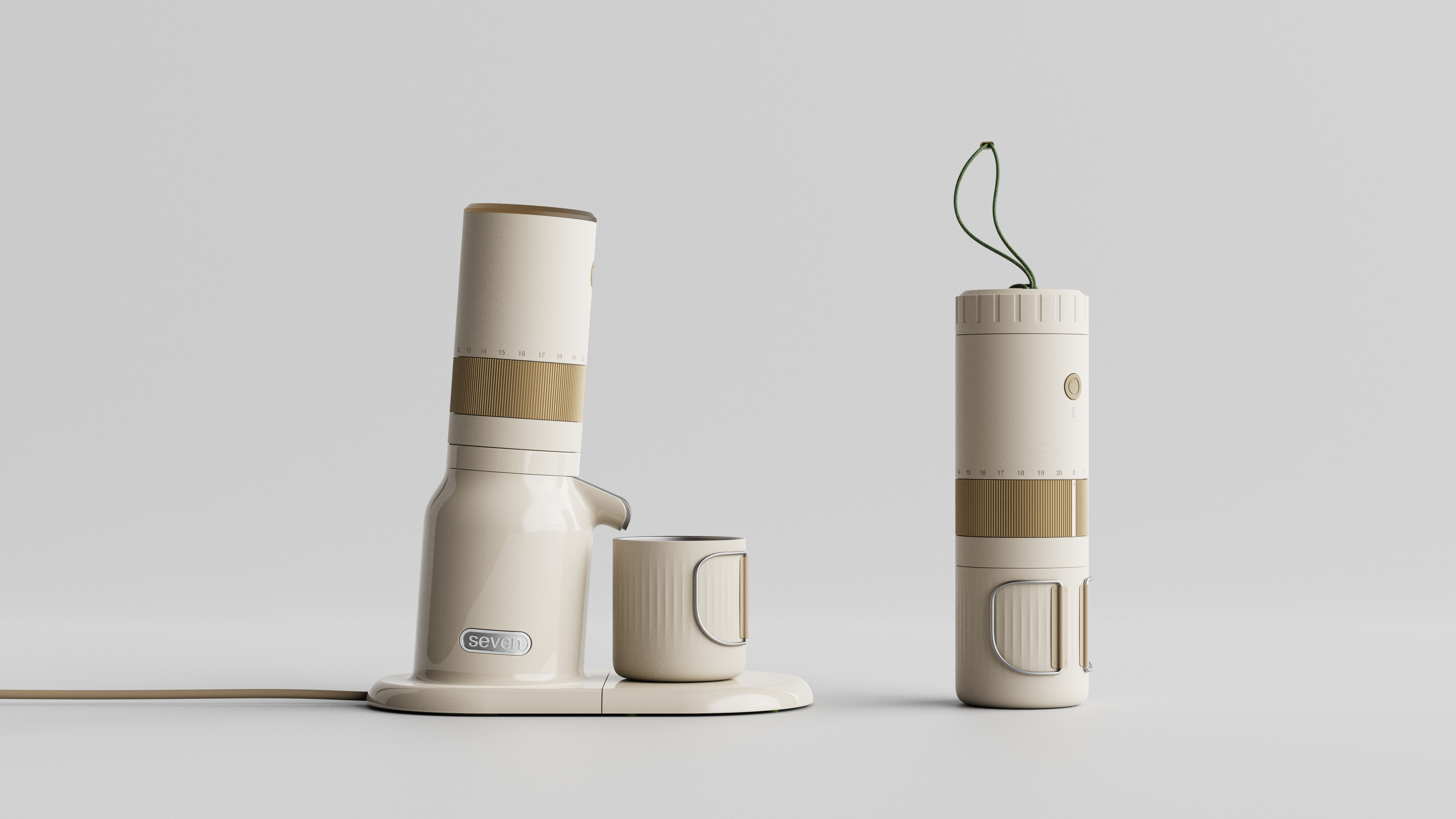 sample reels，industrial design，product design，Coffee machine，Coffee grinder，product design，Household appliances，camping，