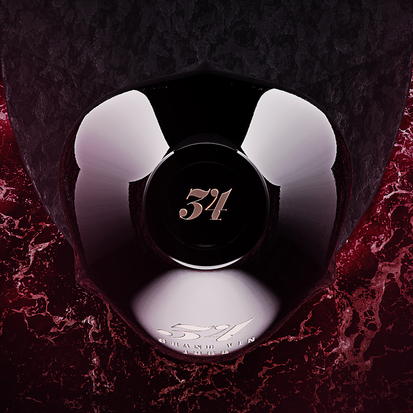 The wine bottle，High quality wine bottle，elegant，noble，