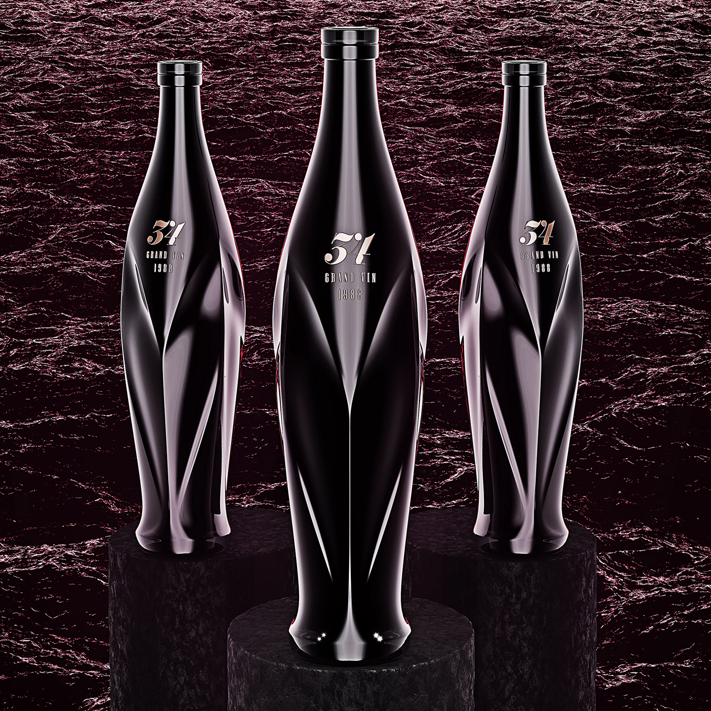 The wine bottle，High quality wine bottle，elegant，noble，