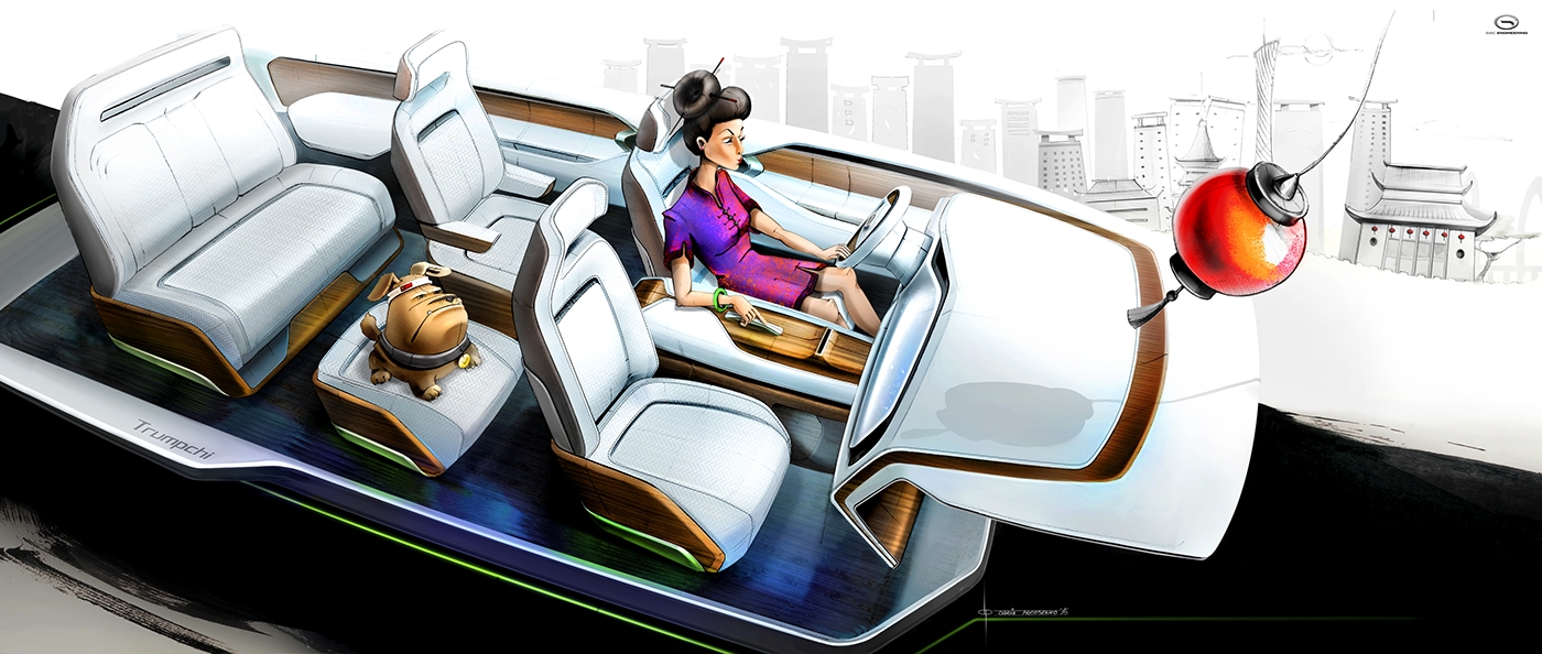 Reprint，traffic，automobile，Interior design，