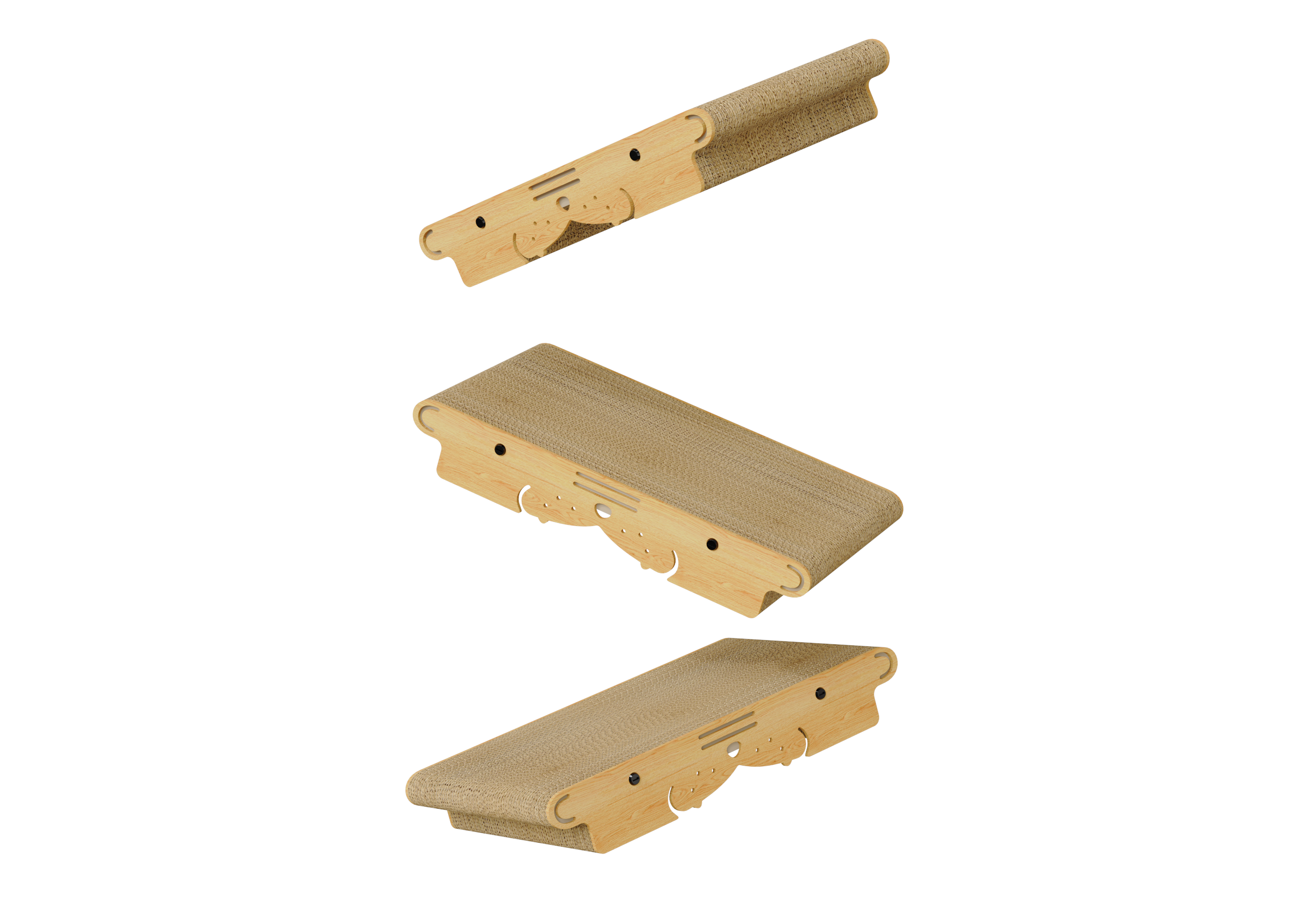 Cat scratch board, density board, corrugated environmental protection paper，