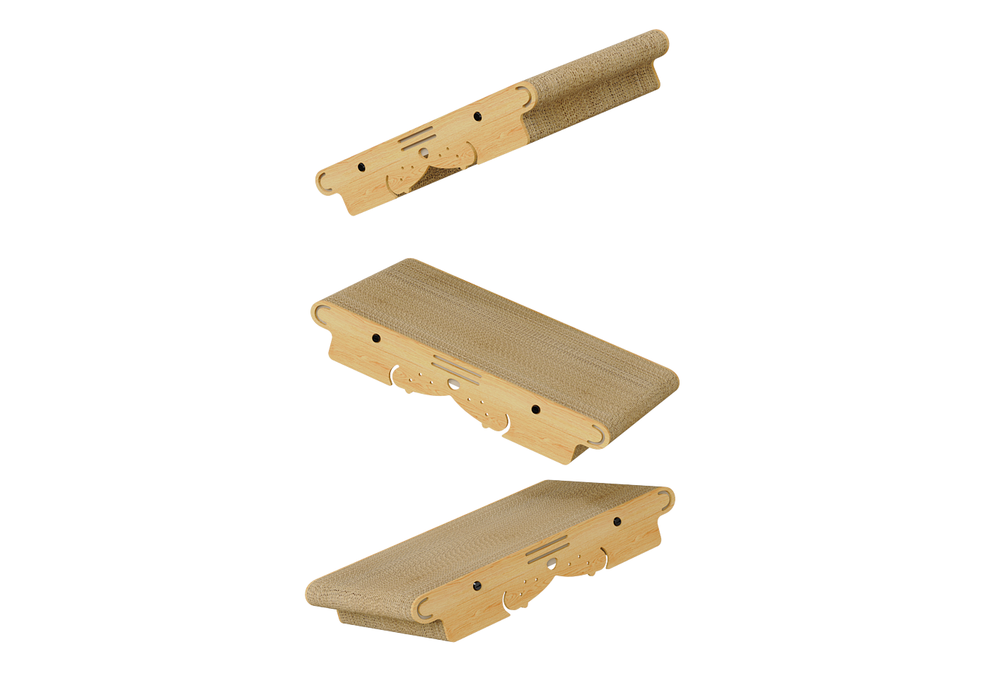 Cat scratch board, density board, corrugated environmental protection paper，