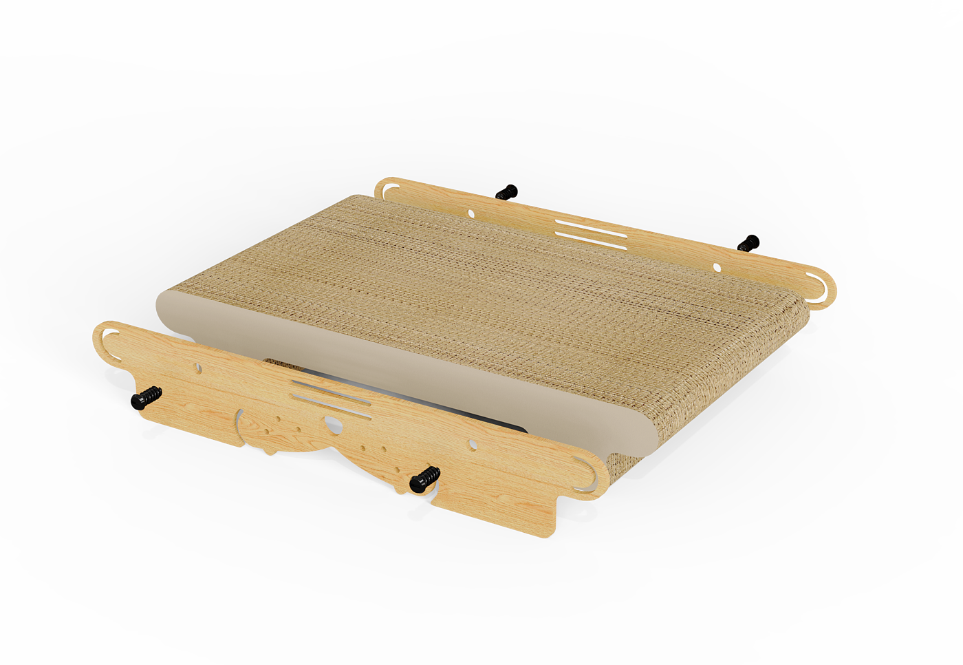 Cat scratch board, density board, corrugated environmental protection paper，