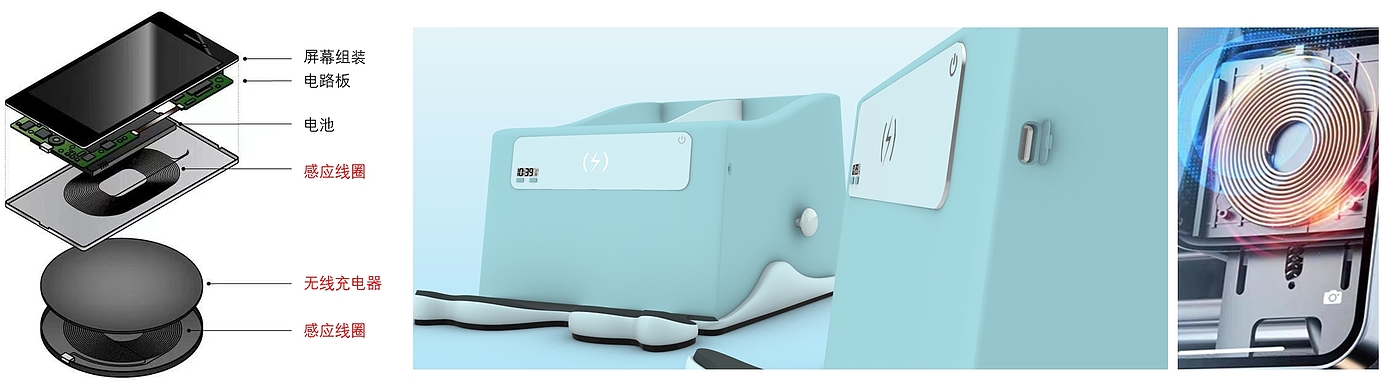 storage box，pen container，multi-function，Wireless charging，Electronic Equipment Bracket，Student products，