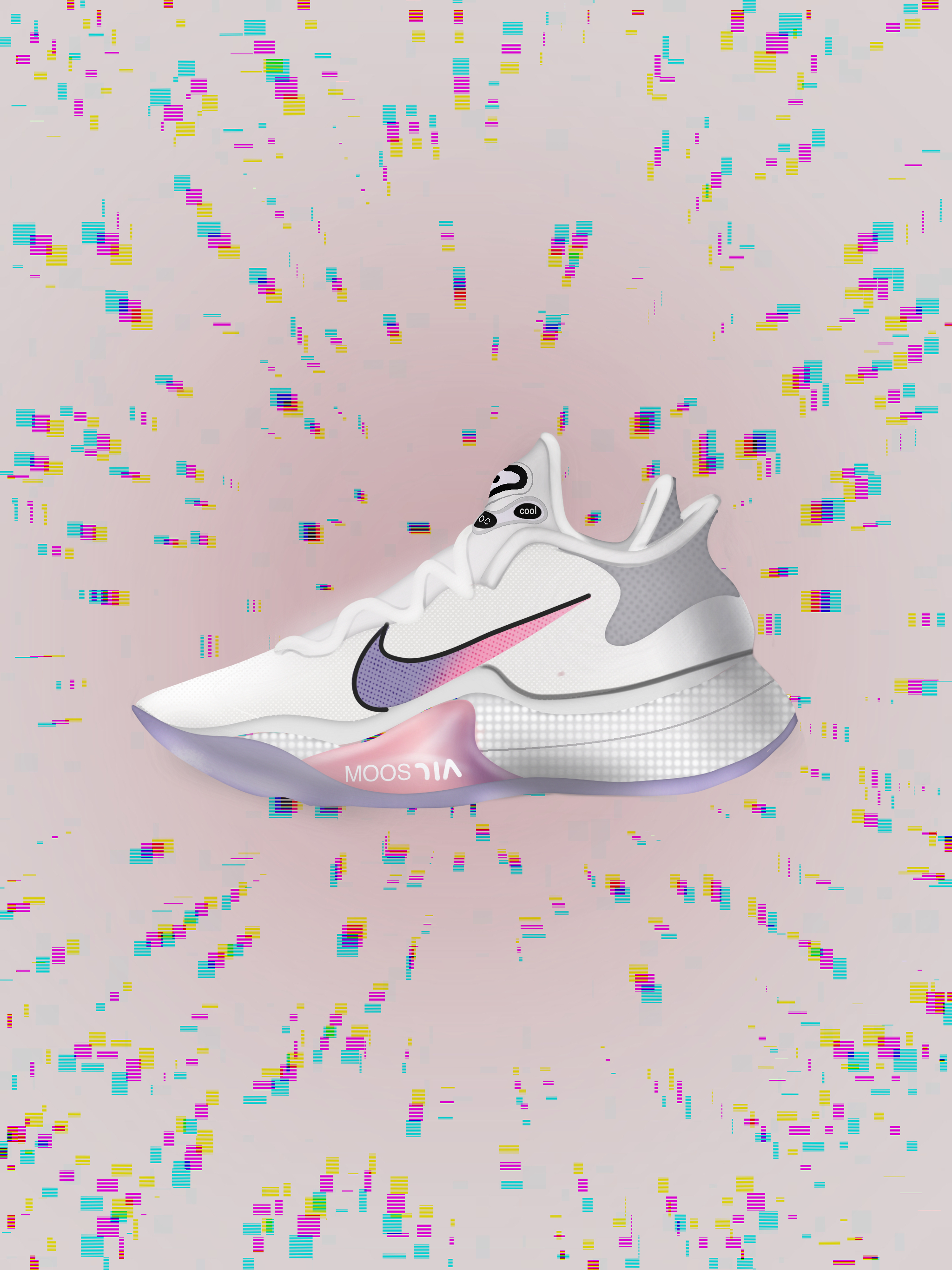 Procreate，Hand drawn industrial design，industrial design，slipper，sneakers，