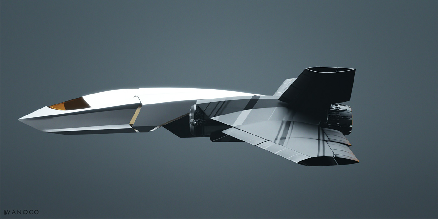 science fiction，future，Fighter，Appearance design，