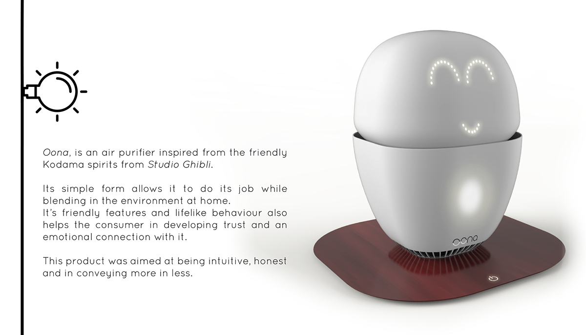 Oona，intelligence，air cleaner，product design，