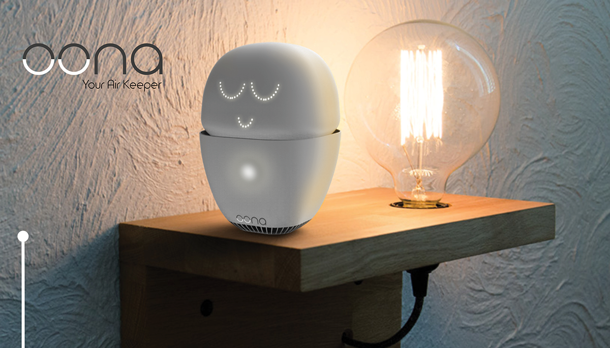 Oona，intelligence，air cleaner，product design，